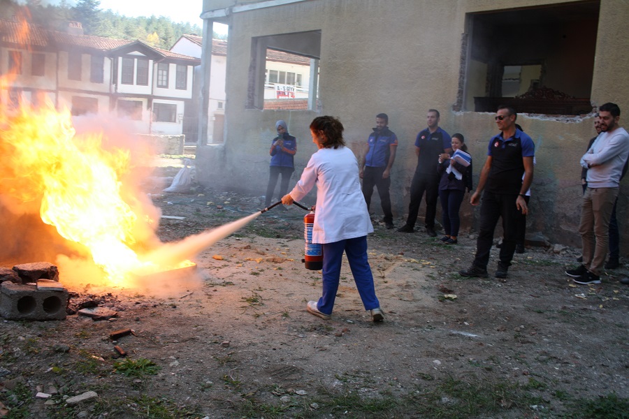 Anadolu’da yangın ve kurtarma tatbikatı