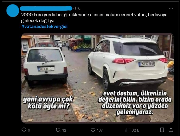 Cennet Vatana Destek Vergisi’ iddiası