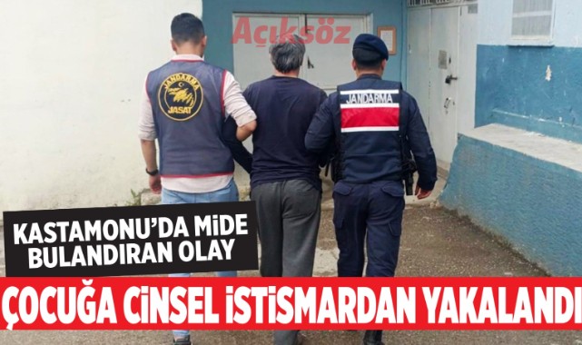 Kastamonu’da mide bulandıran olay!.. YAKALANDI