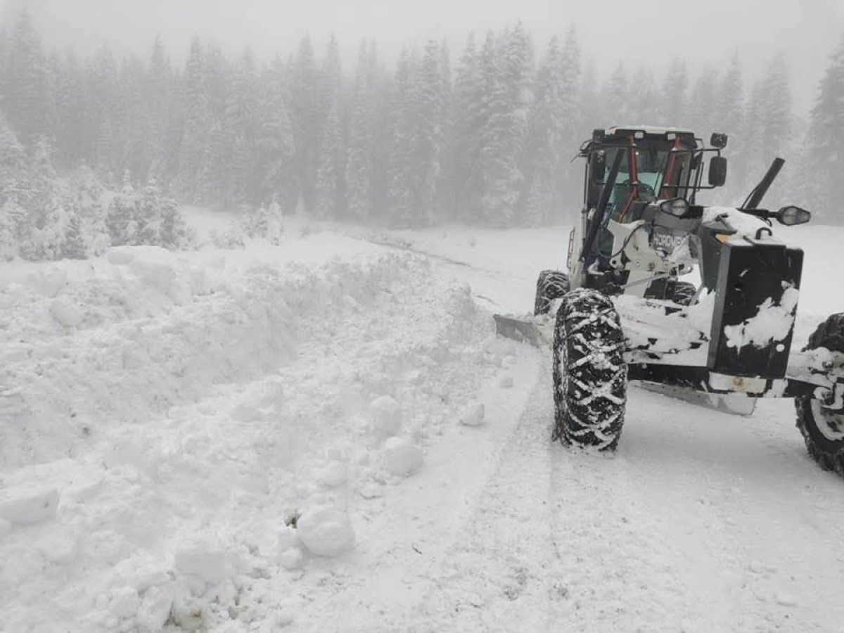 Kastamonu'nun o ilçesinde tüm yollar açıldı;