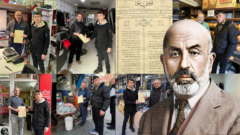 104 yıl önceki gibi: Açıksöz İnebolu'da dağıtıldı!