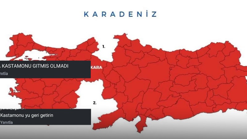 Kastamonu’ya mizahi ayıp! Tepki yağdı…;