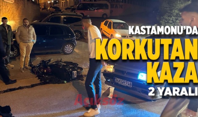 Kastamonu’da yürekler ağza geldi: 2 yaralı  