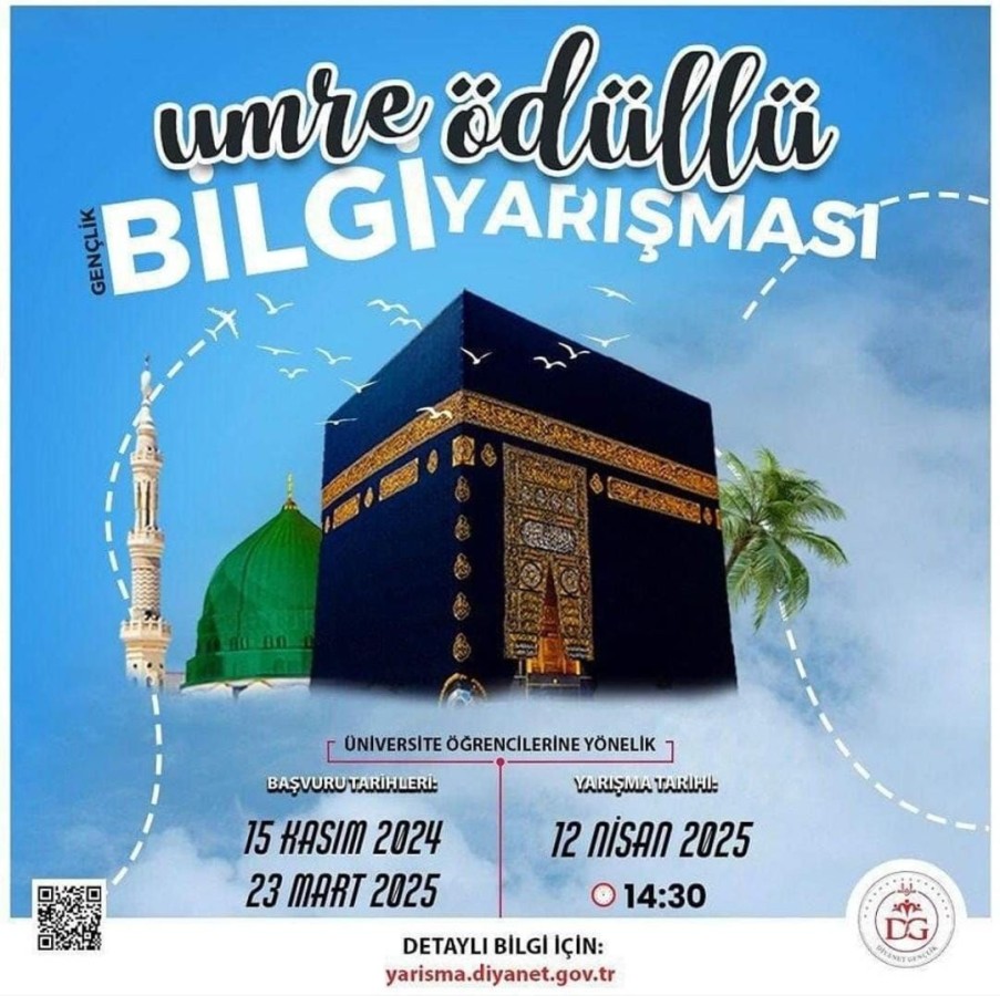 Diyanet'ten umre ödüllü "Gençlik Bilgi Yarışması"