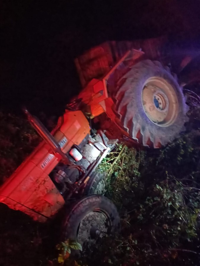 Hayvan yüklü kamyonet ile traktör çarpıştı