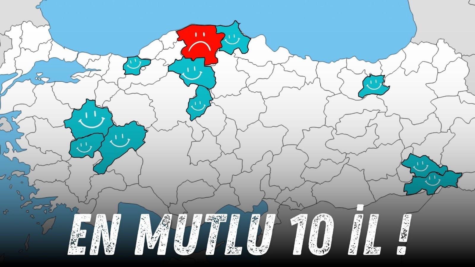 İşte Türkiye'nin en mutlu 10 şehri! Komşularımız mutlu, ya biz...?;