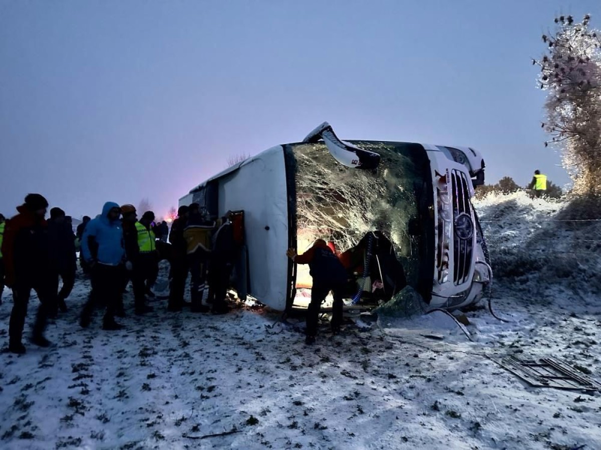 Kastamonu'da otobüs kazası: 6 ölü, 33 yaralı