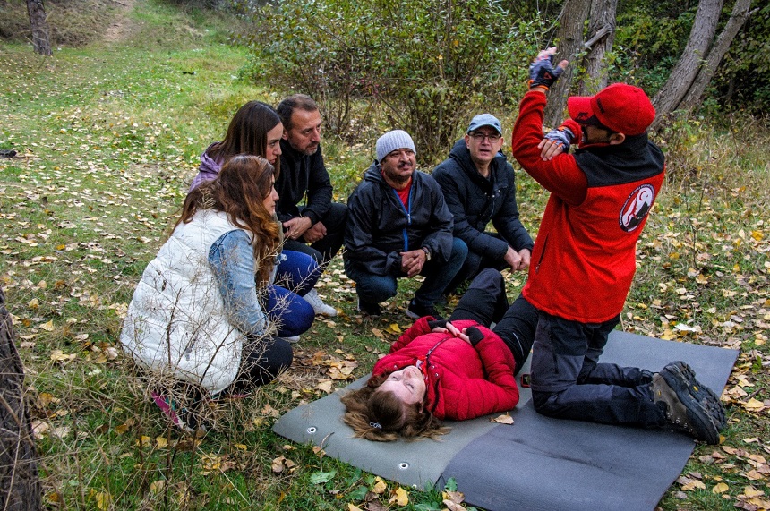KADASK’tan 13 kilometrelik parkurda zorlu eğitim sınavı;