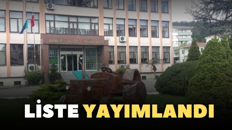 Kastamonu OBM’de işçi alımı için liste yayımlandı!;